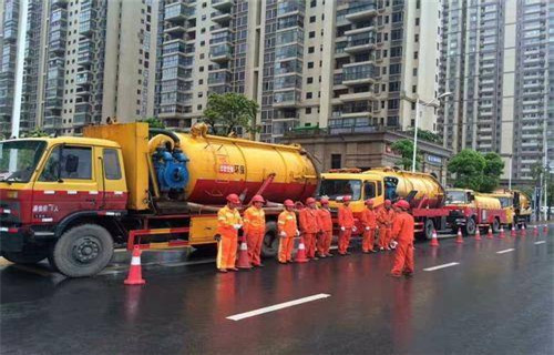 桦南市政管道清淤